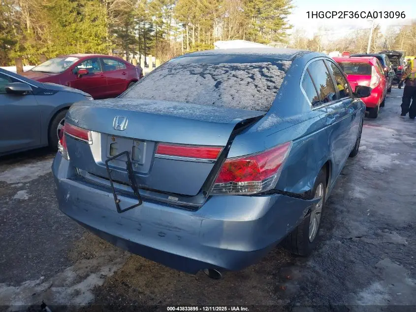 1HGCP2F36CA013096 2012 Honda Accord 2.4 Lx