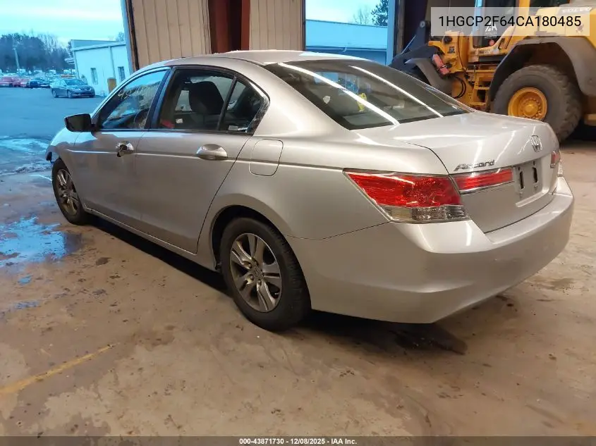 1HGCP2F64CA180485 2012 Honda Accord 2.4 Se