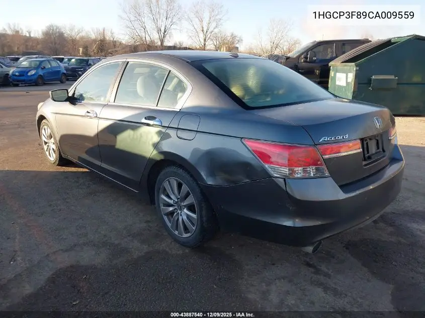 1HGCP3F89CA009559 2012 Honda Accord 3.5 Ex-L