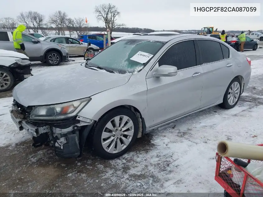 1HGCP2F82CA087059 2012 Honda Accord 2.4 Ex-L