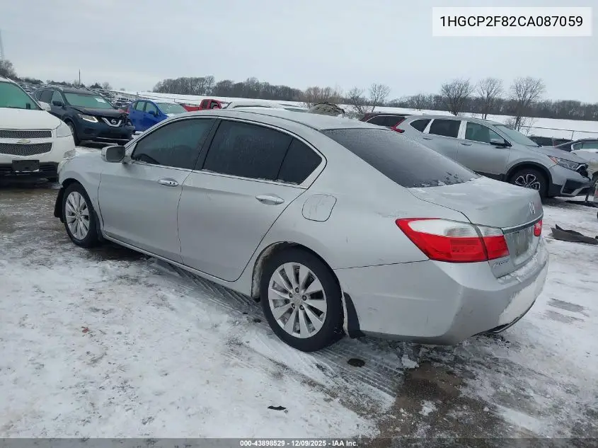 1HGCP2F82CA087059 2012 Honda Accord 2.4 Ex-L