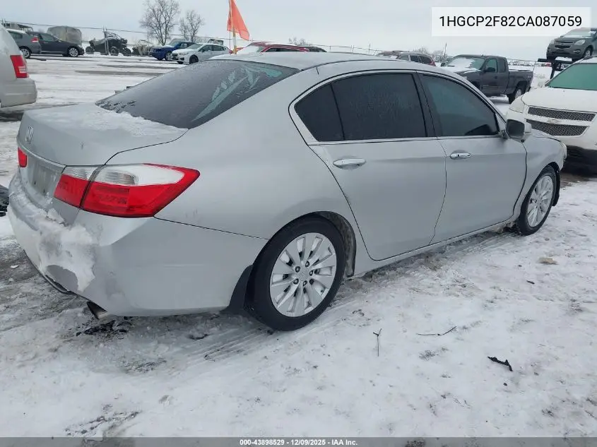 1HGCP2F82CA087059 2012 Honda Accord 2.4 Ex-L
