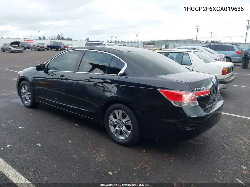 1HGCP2F6XCA019686 2012 Honda Accord 2.4 Se