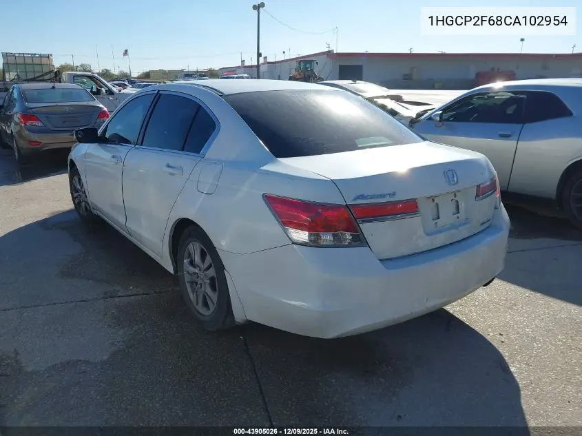 1HGCP2F68CA102954 2012 Honda Accord 2.4 Se