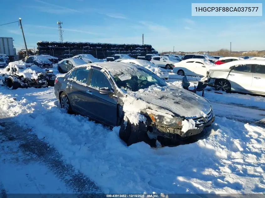 1HGCP3F88CA037577 2012 Honda Accord 3.5 Ex-L