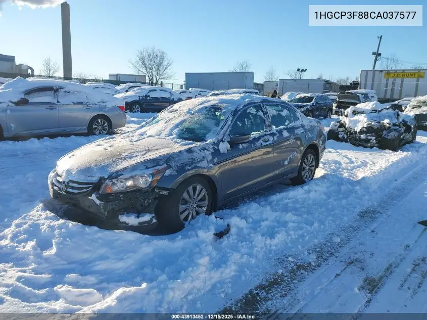 1HGCP3F88CA037577 2012 Honda Accord 3.5 Ex-L