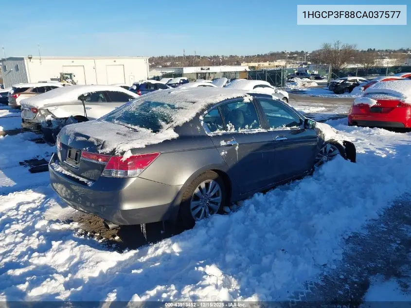 1HGCP3F88CA037577 2012 Honda Accord 3.5 Ex-L