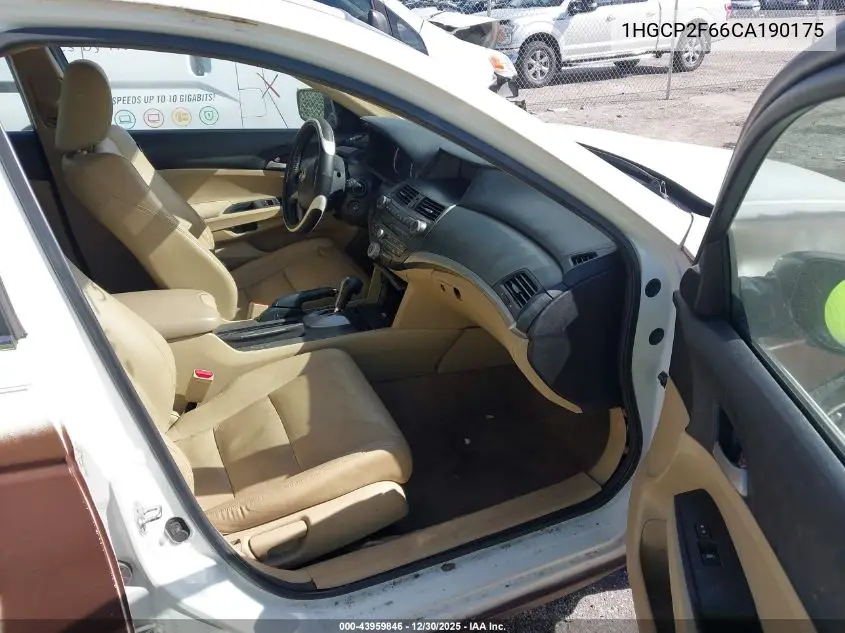1HGCP2F66CA190175 2012 Honda Accord 2.4 Se