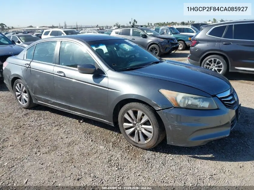 1HGCP2F84CA085927 2012 Honda Accord 2.4 Ex-L