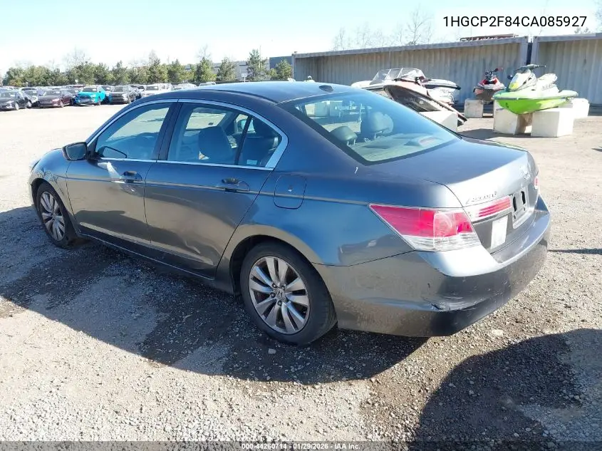 1HGCP2F84CA085927 2012 Honda Accord 2.4 Ex-L