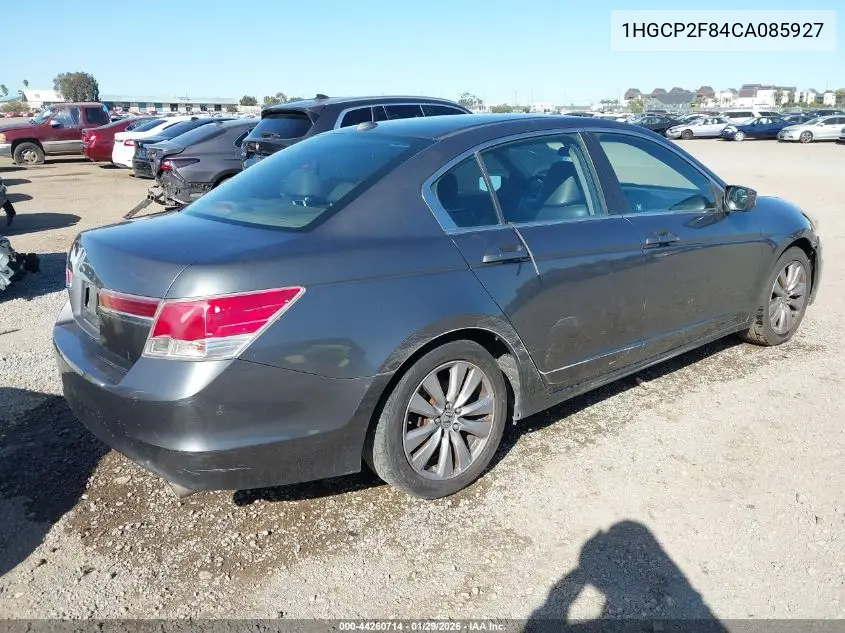1HGCP2F84CA085927 2012 Honda Accord 2.4 Ex-L