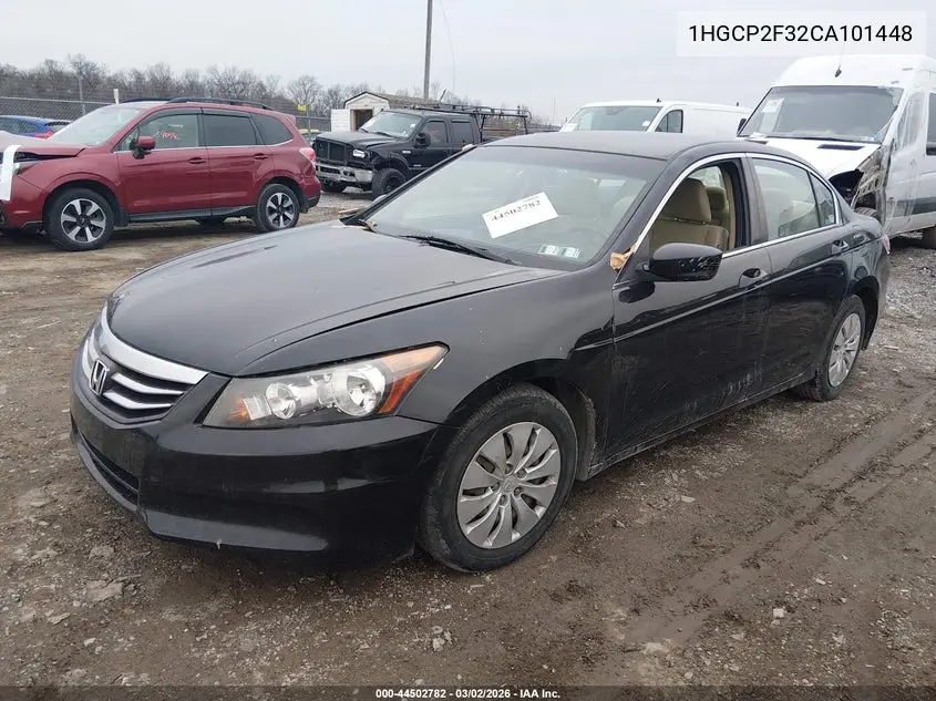 1HGCP2F32CA101448 2012 Honda Accord 2.4 Lx