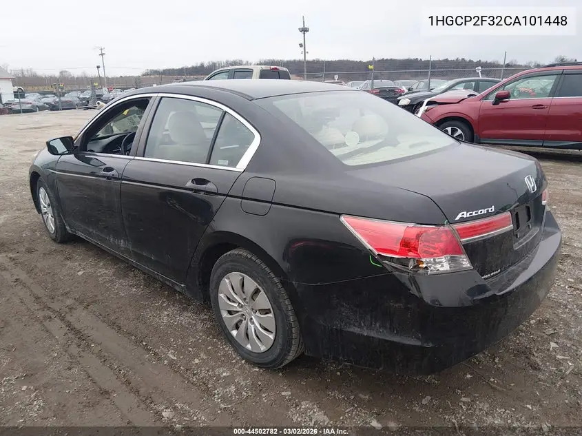 1HGCP2F32CA101448 2012 Honda Accord 2.4 Lx