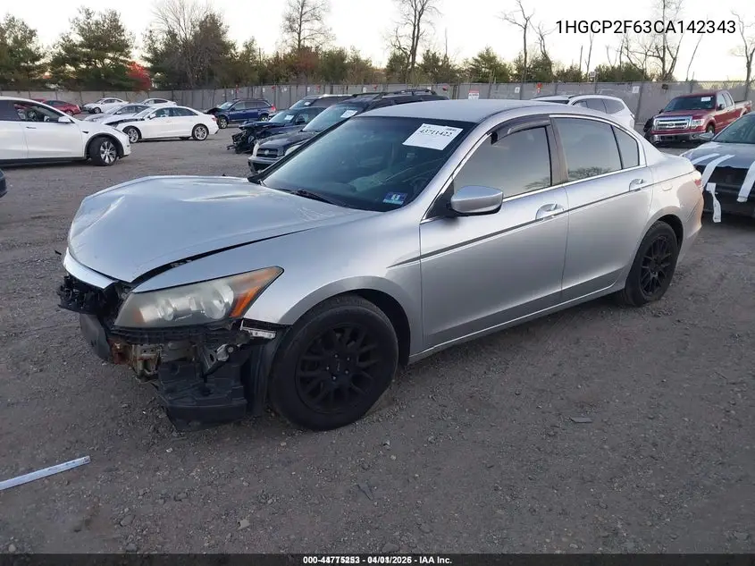 1HGCP2F63CA142343 2012 Honda Accord 2.4 Se