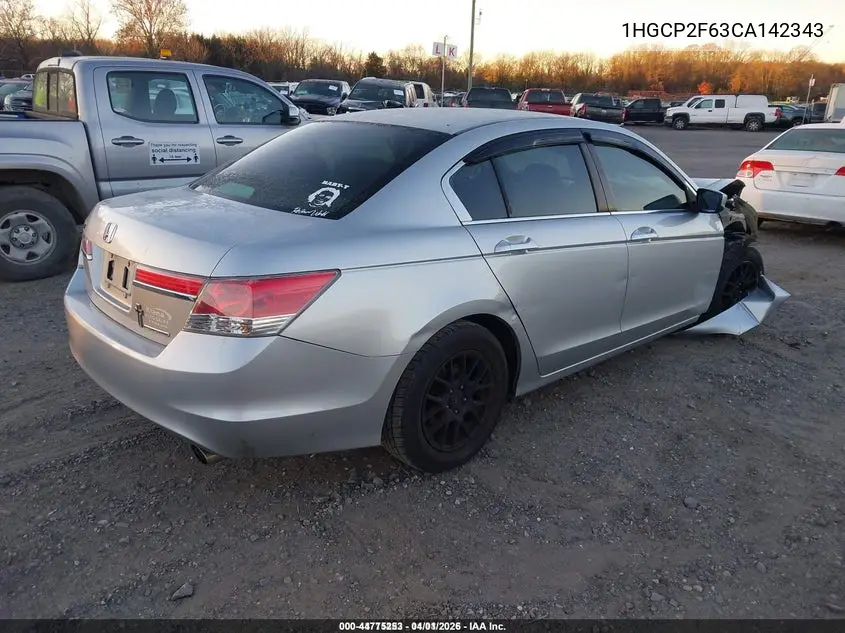 1HGCP2F63CA142343 2012 Honda Accord 2.4 Se