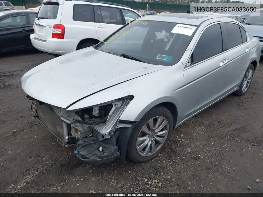 1HGCP3F85CA033650 2012 Honda Accord 3.5 Ex-L
