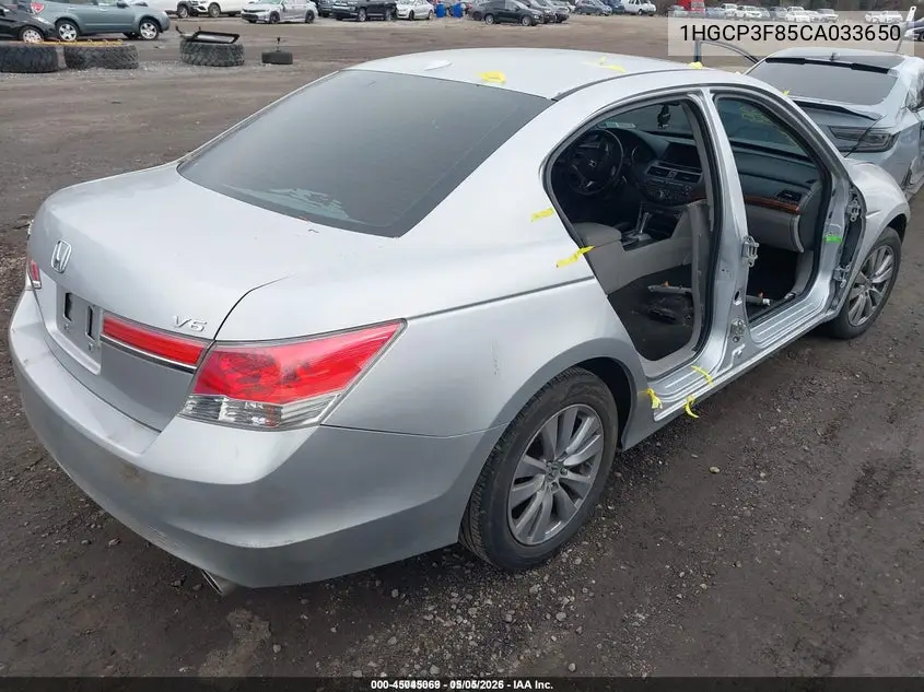 1HGCP3F85CA033650 2012 Honda Accord 3.5 Ex-L