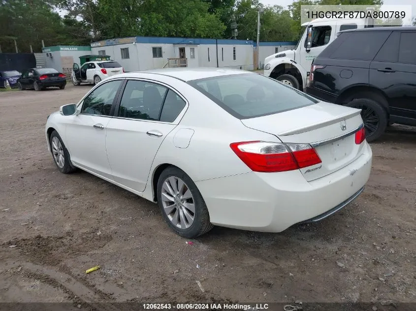 1HGCR2F87DA800789 2013 Honda Accord Sedan