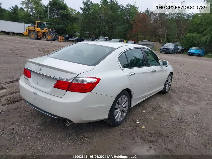 1HGCR2F87DA800789 2013 Honda Accord Sedan