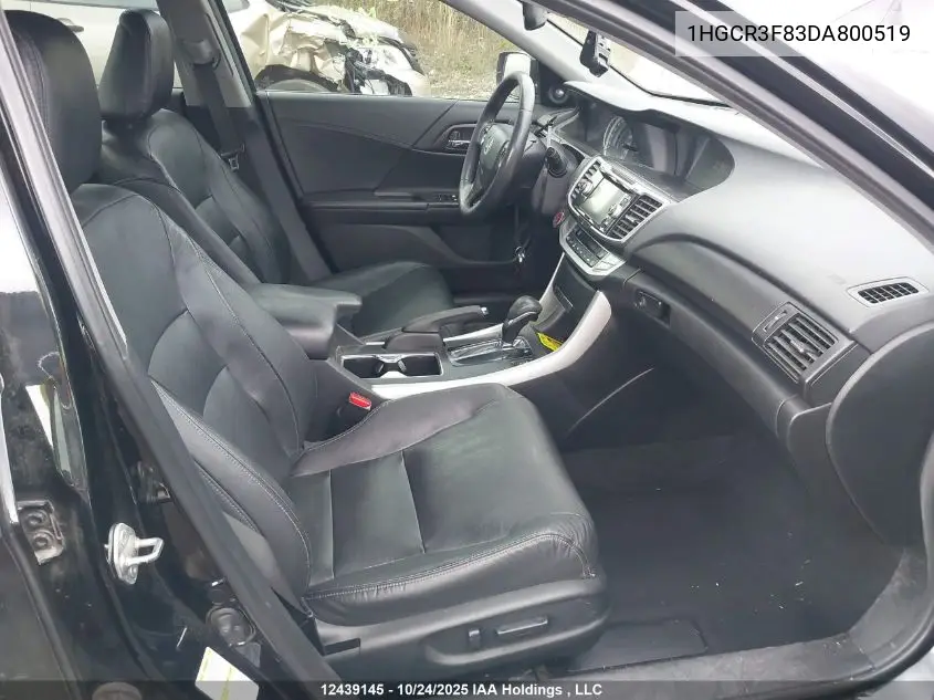 1HGCR3F83DA800519 2013 Honda Accord Ex-L V6