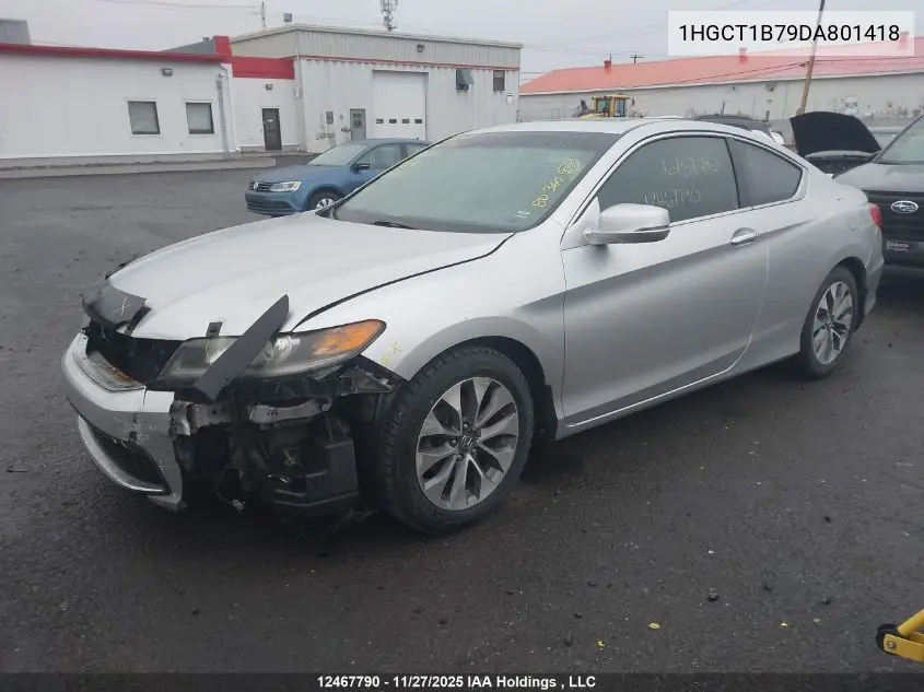 1HGCT1B79DA801418 2013 Honda Accord Ex