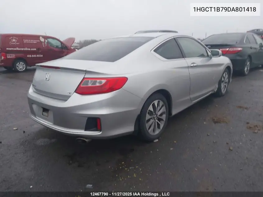 1HGCT1B79DA801418 2013 Honda Accord Ex