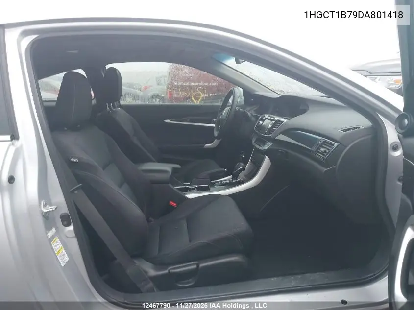1HGCT1B79DA801418 2013 Honda Accord Ex