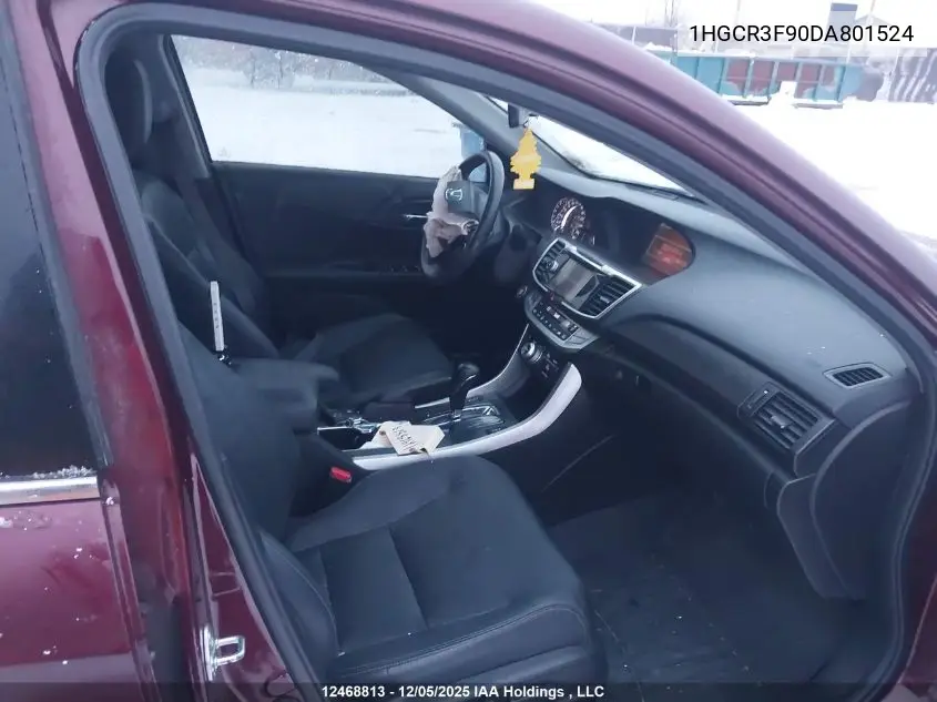 1HGCR3F90DA801524 2013 Honda Accord Touring V6