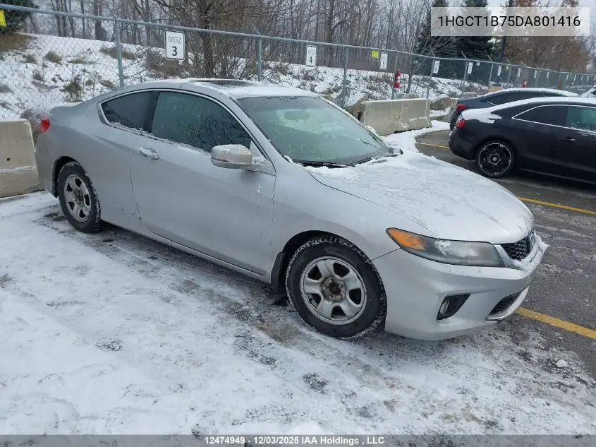 1HGCT1B75DA801416 2013 Honda Accord Ex