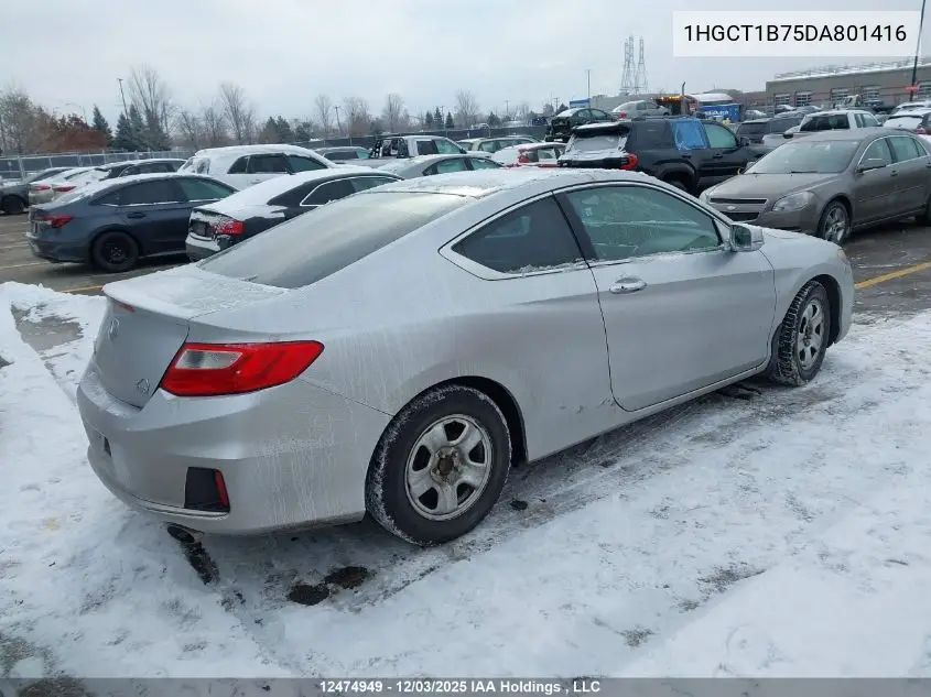 1HGCT1B75DA801416 2013 Honda Accord Ex