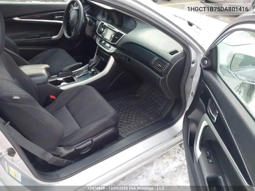 1HGCT1B75DA801416 2013 Honda Accord Ex