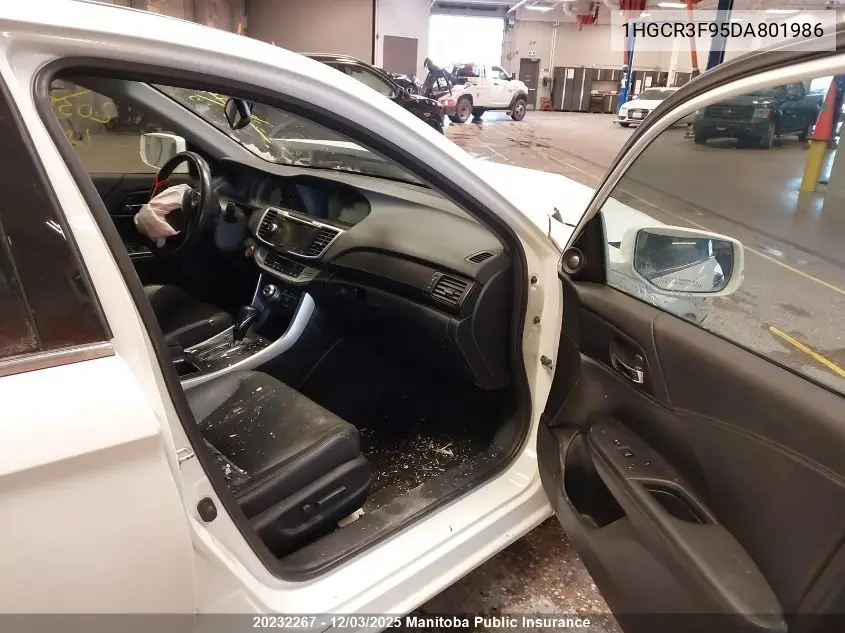 1HGCR3F95DA801986 2013 Honda Accord Touring V6