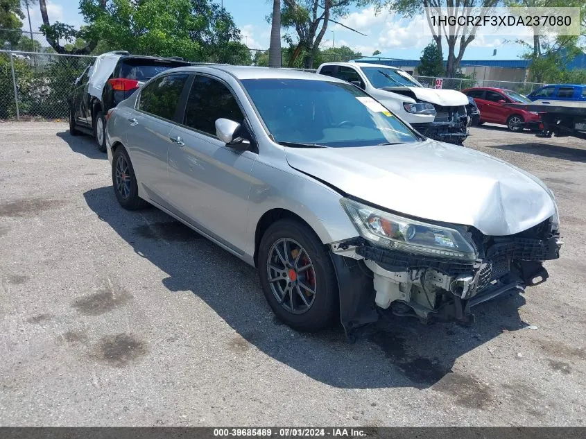 1HGCR2F3XDA237080 2013 Honda Accord Lx