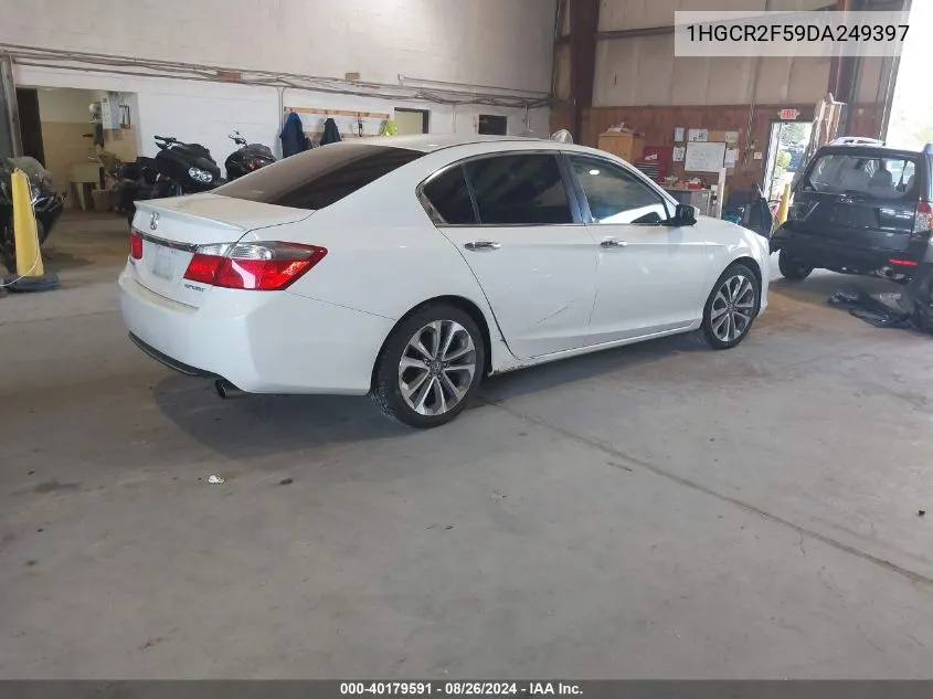 2013 Honda Accord Sport VIN: 1HGCR2F59DA249397 Lot: 40179591