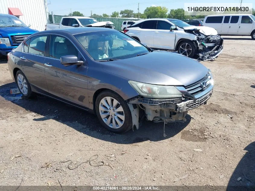 2013 Honda Accord Ex-L VIN: 1HGCR2F8XDA148430 Lot: 40216061