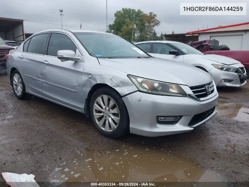 1HGCR2F86DA144259 2013 Honda Accord Ex-L