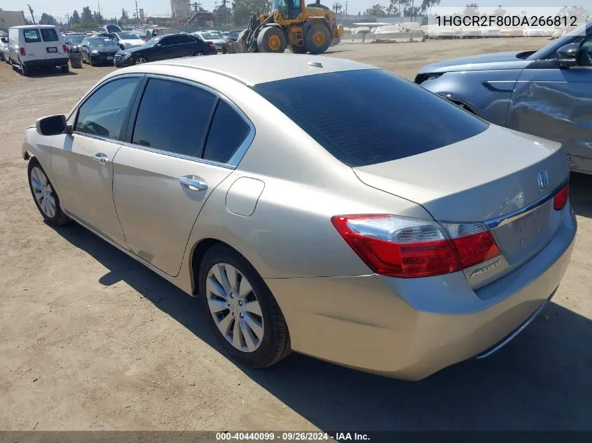 2013 Honda Accord Ex-L VIN: 1HGCR2F80DA266812 Lot: 40440099