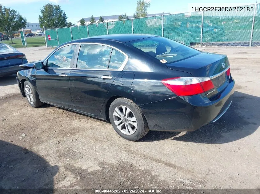 2013 Honda Accord Lx VIN: 1HGCR2F36DA262185 Lot: 40445282