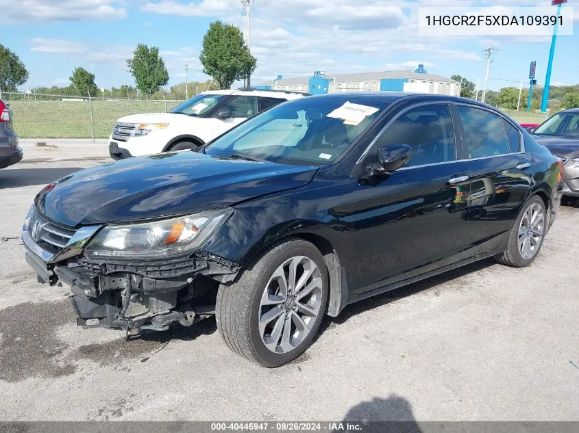 2013 Honda Accord Sport VIN: 1HGCR2F5XDA109391 Lot: 40445947