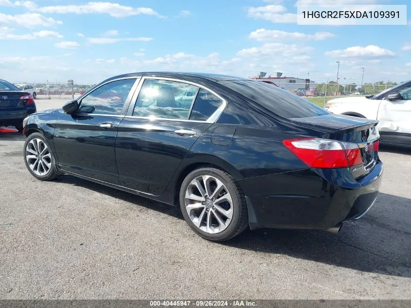 1HGCR2F5XDA109391 2013 Honda Accord Sport