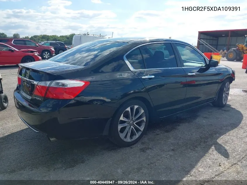 1HGCR2F5XDA109391 2013 Honda Accord Sport