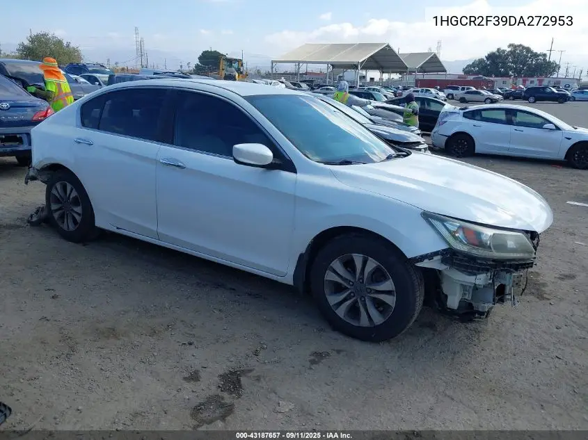 1HGCR2F39DA272953 2013 Honda Accord Lx