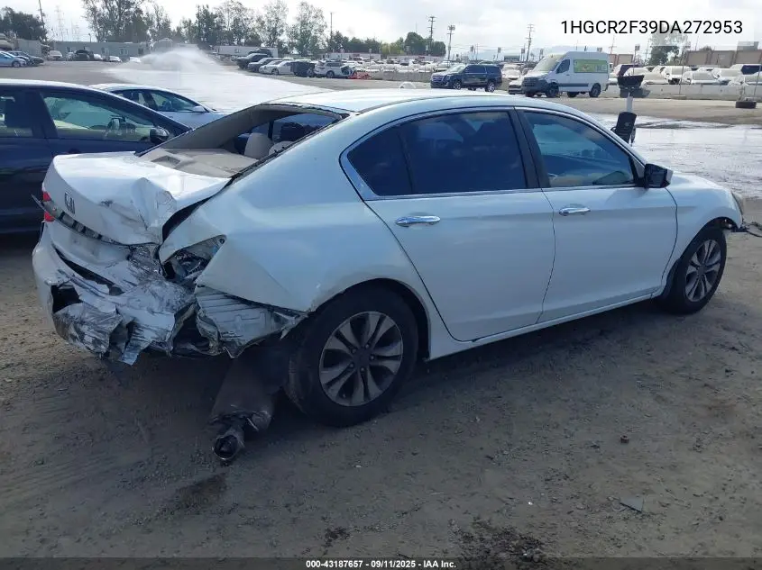 1HGCR2F39DA272953 2013 Honda Accord Lx