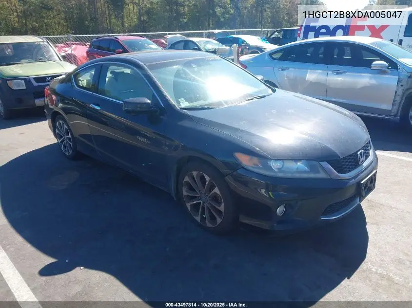 1HGCT2B8XDA005047 2013 Honda Accord Ex-L V-6