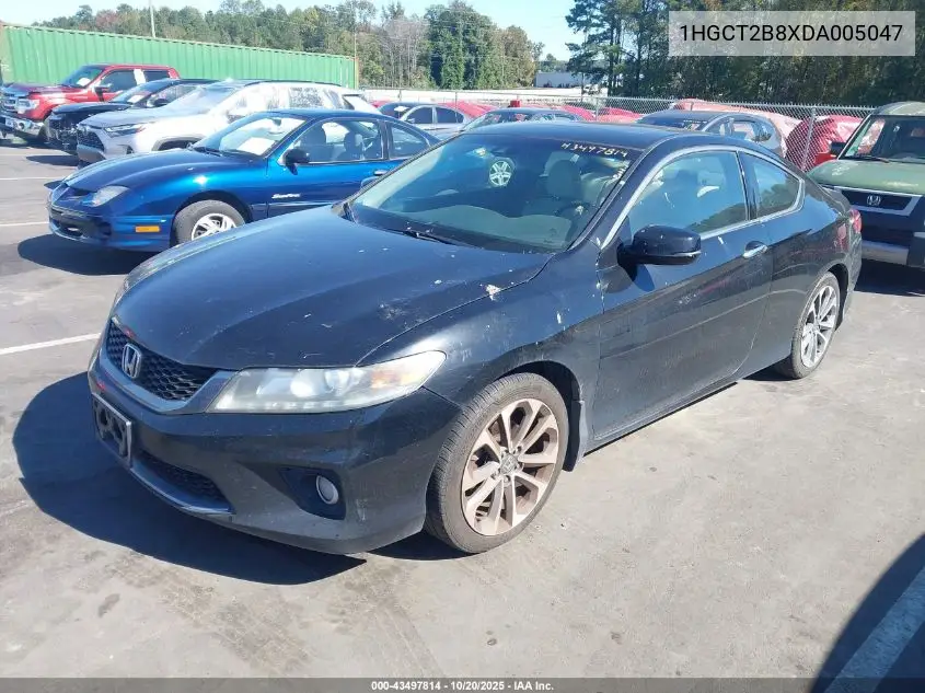 1HGCT2B8XDA005047 2013 Honda Accord Ex-L V-6