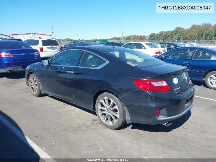 1HGCT2B8XDA005047 2013 Honda Accord Ex-L V-6