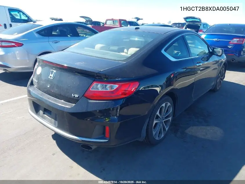 1HGCT2B8XDA005047 2013 Honda Accord Ex-L V-6