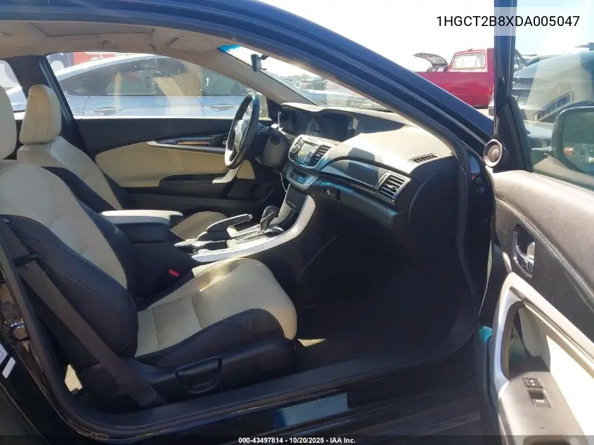 1HGCT2B8XDA005047 2013 Honda Accord Ex-L V-6