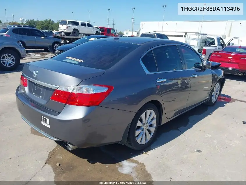 1HGCR2F88DA113496 2013 Honda Accord Ex-L