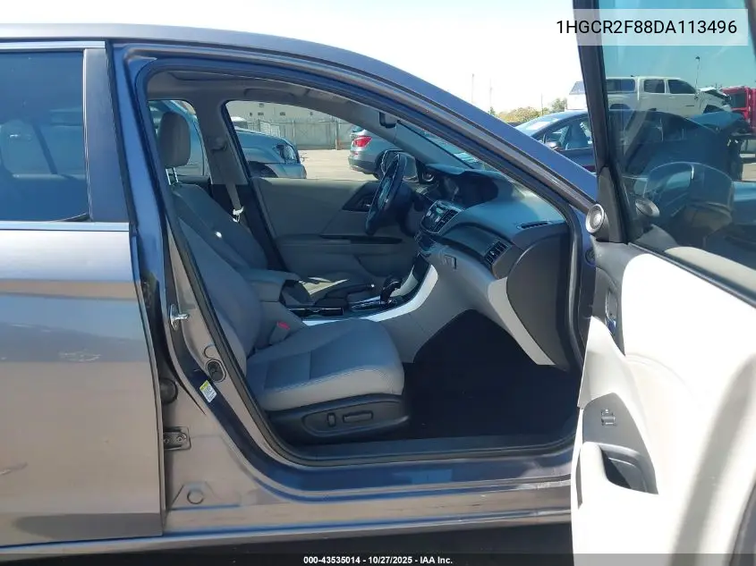 1HGCR2F88DA113496 2013 Honda Accord Ex-L